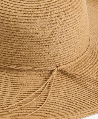 Packable Paper Braid Floppy Hat