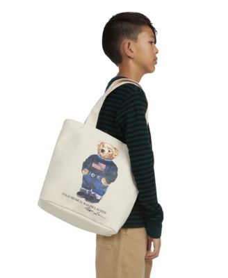 Kids Polo Bear Canvas Tote Bag 