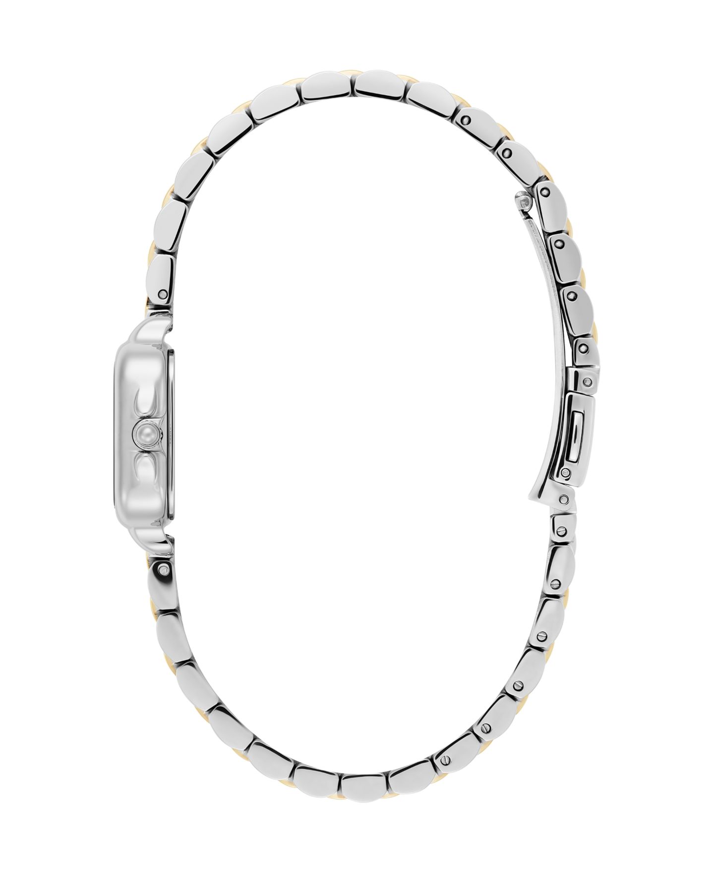Женские часы Olivia Burton Mini Grosvenor Two Tone Stainless Steel Bracelet Watch, 20mm — фото 3