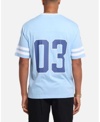Men's Rose Football T-Shirt Light Blue