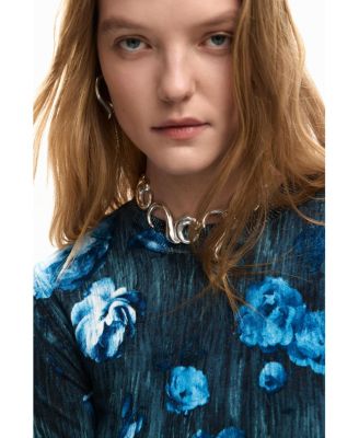 Women's Lightweight floral sweater