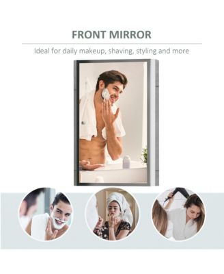 Bathroom Wall Mount Mirro Medicine Storage Cabinet 3 Level New