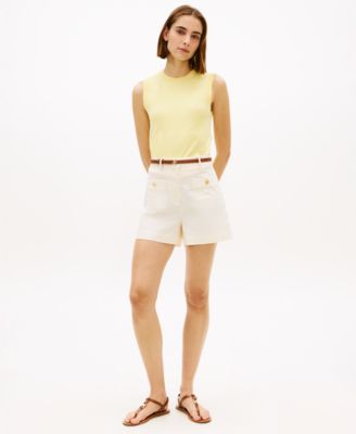 Women's Preppy Slim Straight Shorts