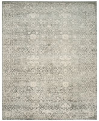 Evoke EVK270Z Silver/Ivory 9' x 12' Area Rug
