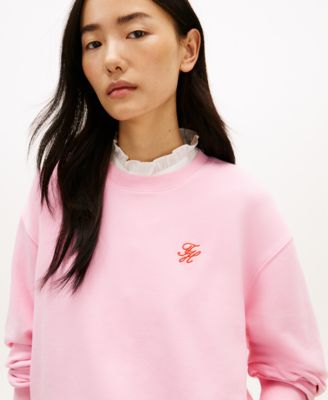 Women's Script Logo Crew Neck Sweatshirt