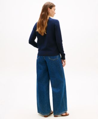 Women's V-Neck Knit Sweater