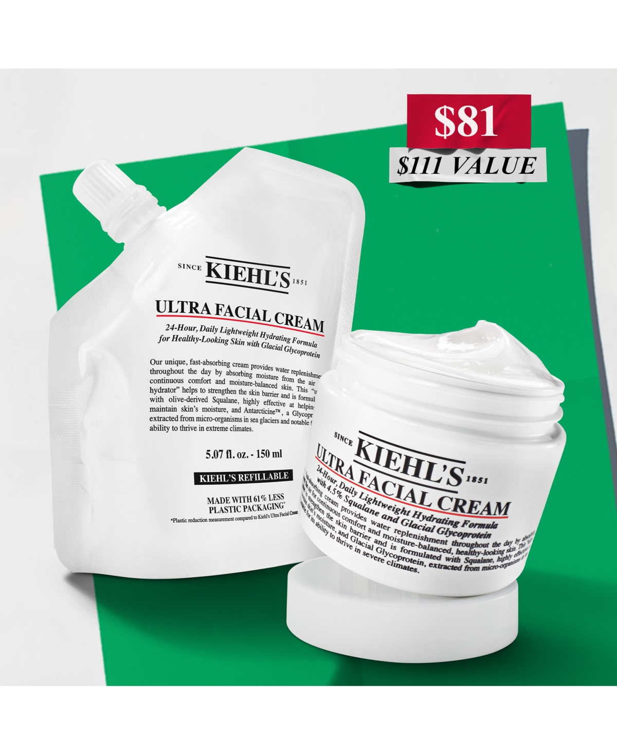 Kiehl's Since 1851 2-Pc. Hydration Refillery Ultra Facial Cream and Refill Set