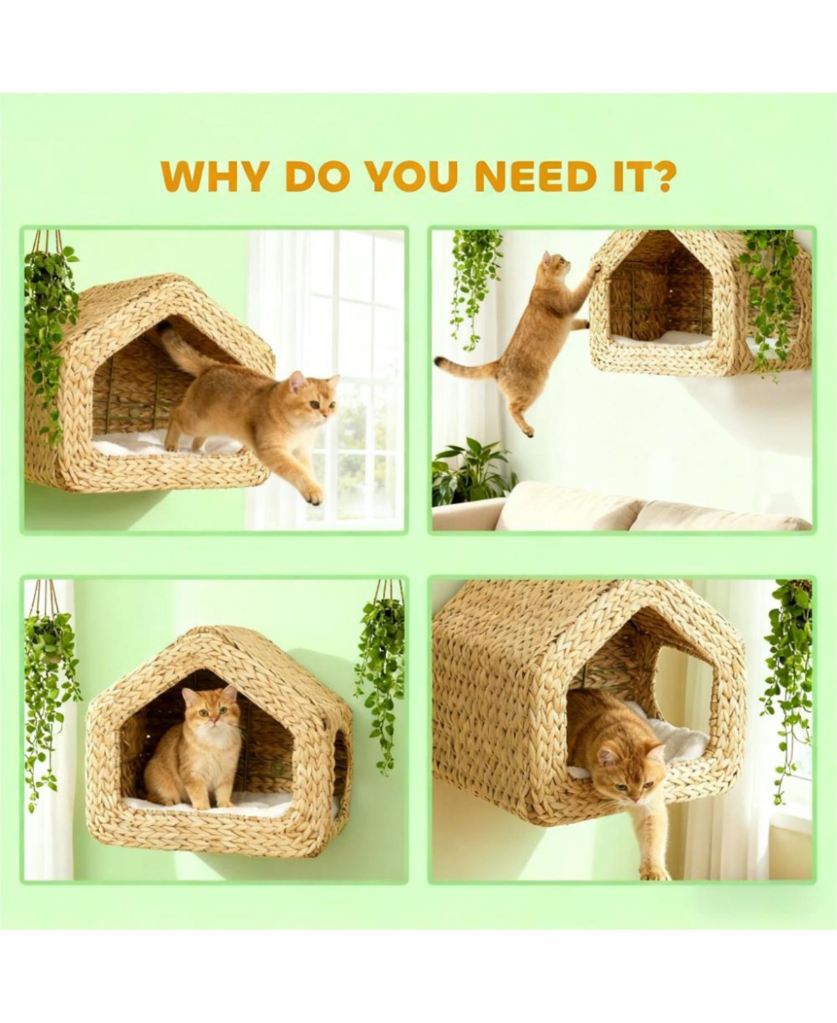 Aostirmotor Wall Mounted Cat House
