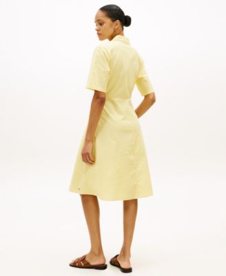 Women's Belted Midi Dress