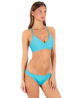 Women's Solid Moderate Coverage Swim Bottoms