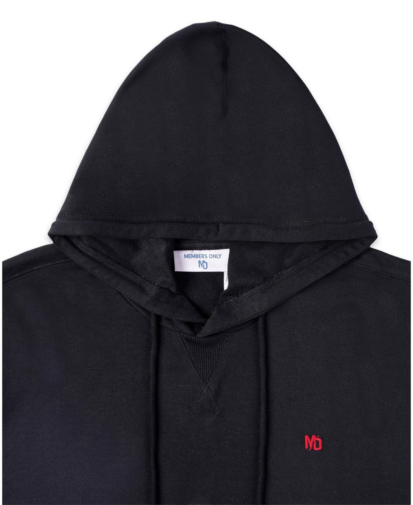 Мужское худи Members Only Pullover Hooded, цвет: Чёрный — фото 9