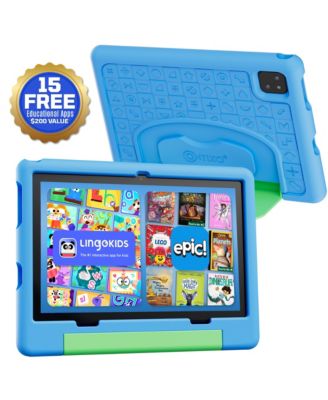 10" A10 Educational Kids Tablet with Epic! and Lingokids 64GB with Parental Controls & Kid-Proof Case