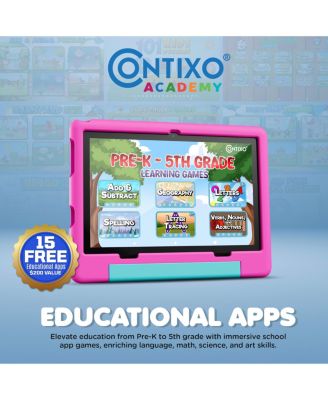 10" A10 Educational Kids Tablet with Epic! and Lingokids 64GB with Parental Controls & Kid-Proof Case
