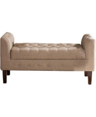 Marceille Upholstered Storage Bench Ottoman