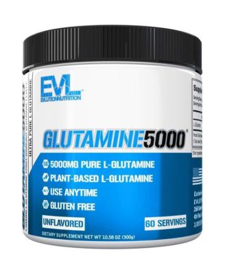 Glutamine 5000 - 5g Pure Plant-Sourced L-Glutamine for Muscle Repair, Recovery & Performance Support - Gluten-Free - GMP Certified