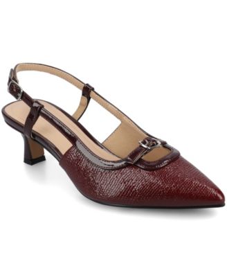 Women's Padma Kitten Heel Slingback Pumps