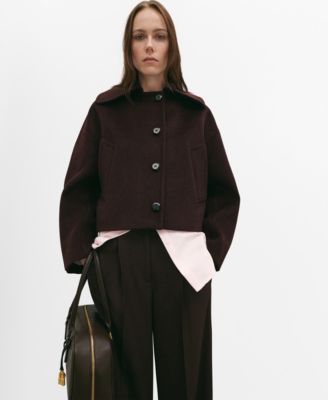 Women's Camp Collar Wool Jacket