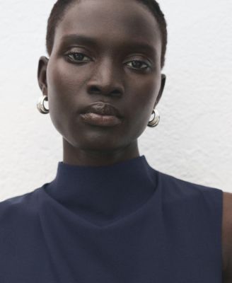 Women's Metal Embellishment A-Line Dress