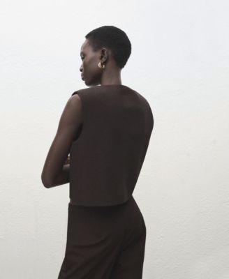 Women's Wool-Blend Crop Top