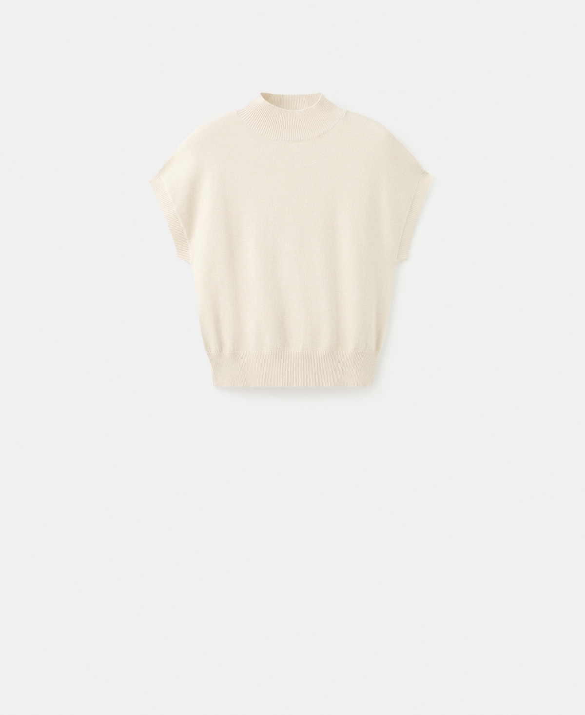 Mango Women's Short-Sleeved Lurex Sweater