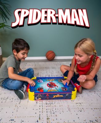 Marvel Spider-Man Electric Tabletop Air Hockey Wood