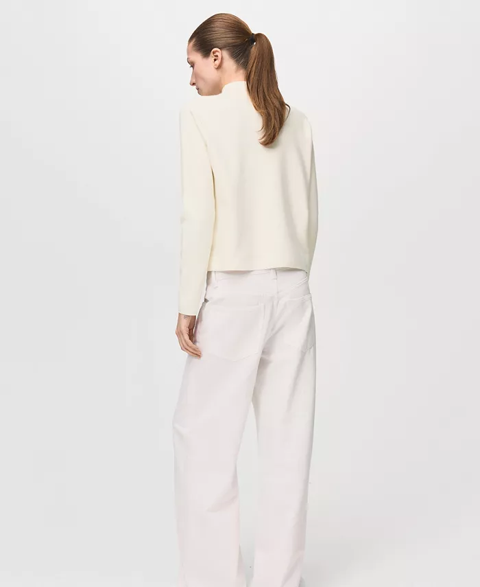 Women's Perkins Neck Knitted Sweater - thumbnail 5