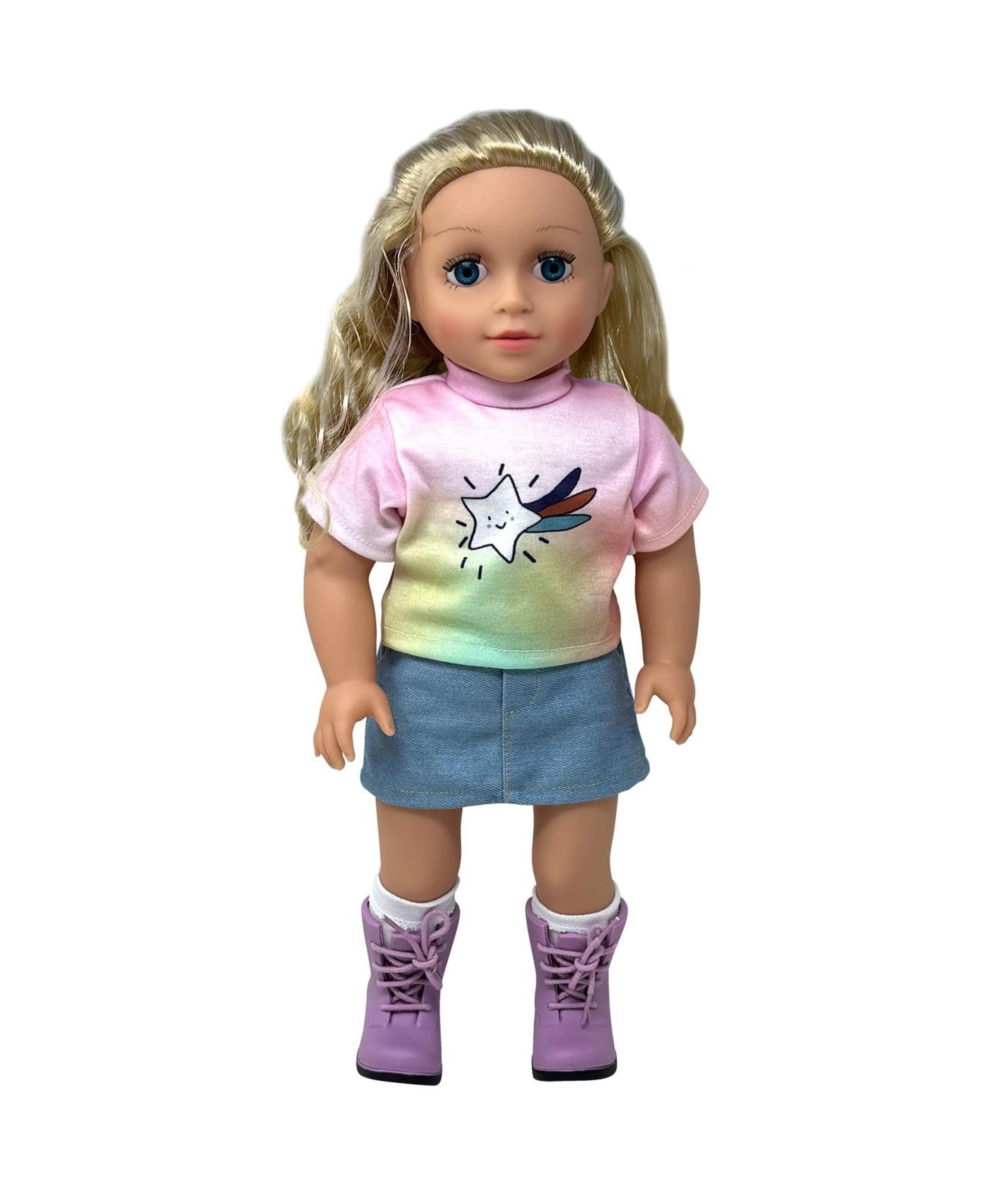 Детская кукла The New York Doll Collection 18" Poseable Soft-Hair Soft-Body Fashion Doll, Ages 3+ — фото 1