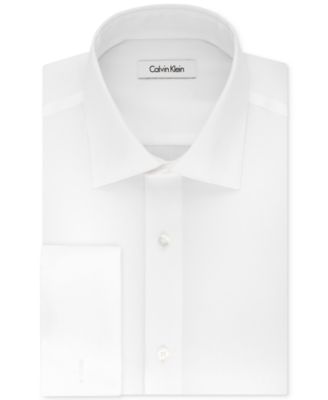 Men's Regular Fit Non-Iron Performance French Cuff Dress Shirt