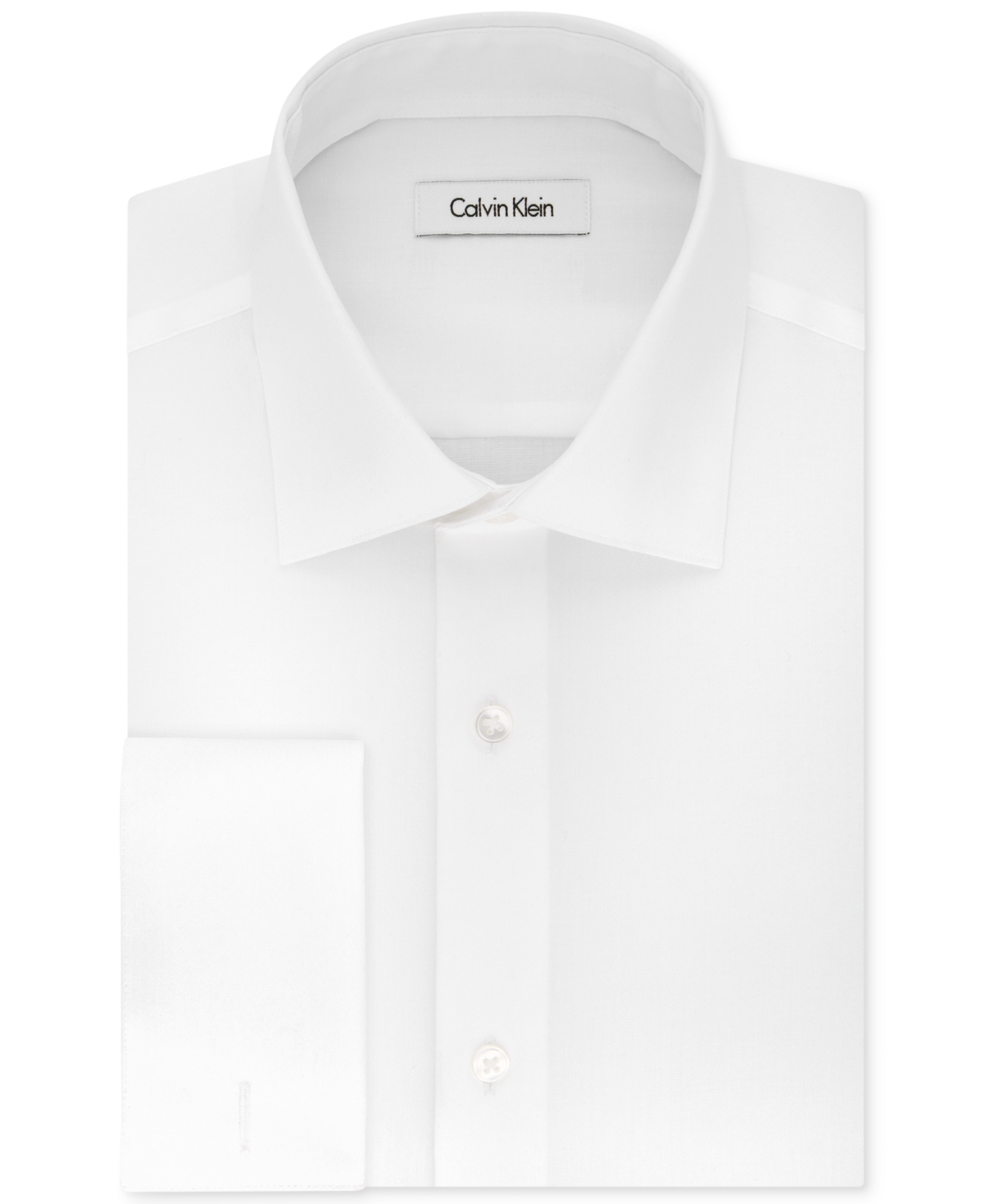 Calvin Klein Steel Men's Classic-Fit Non-Iron Performance French Cuff Dress Shirt