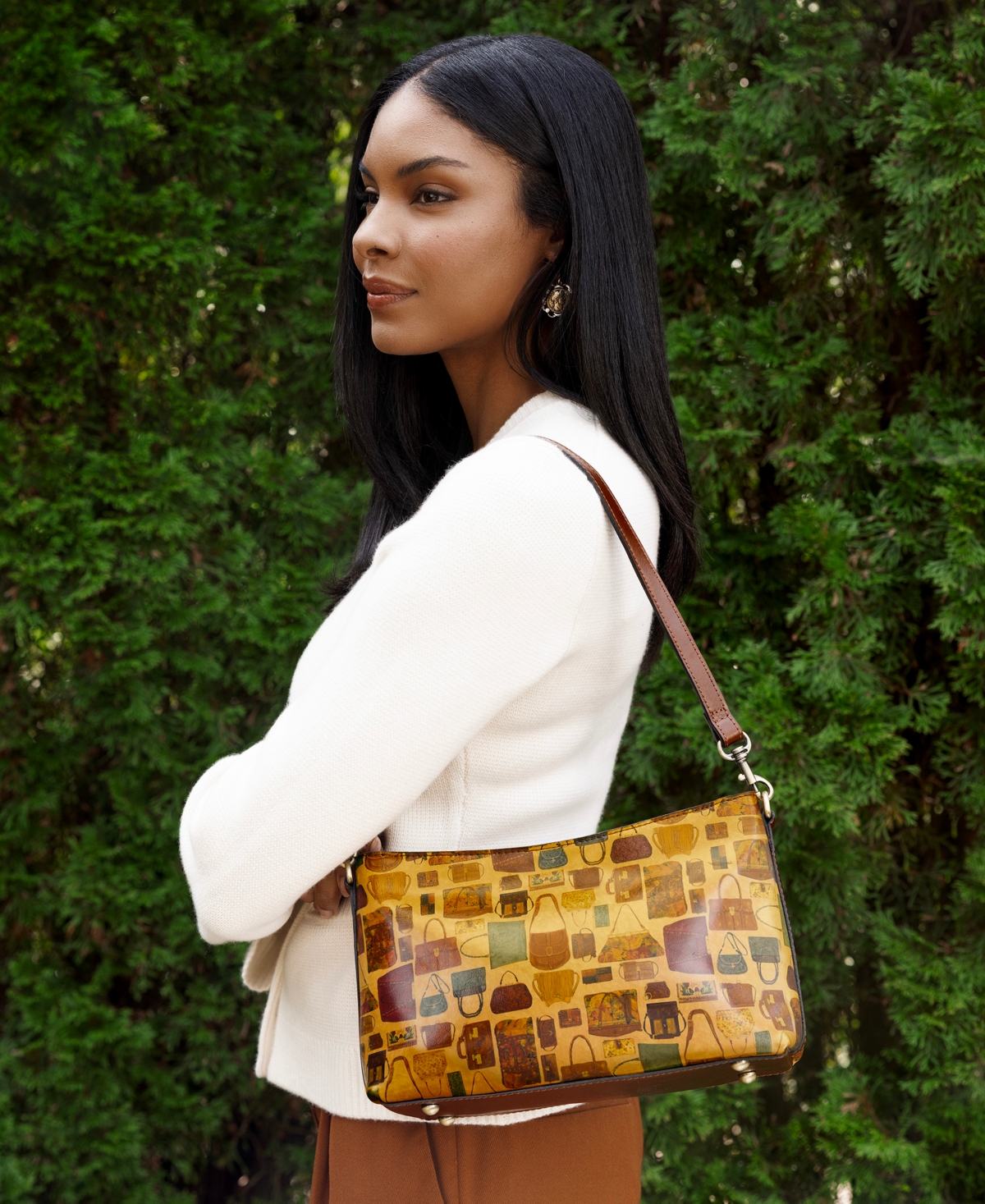 Patricia Nash Betta Medium Leather Crossbody