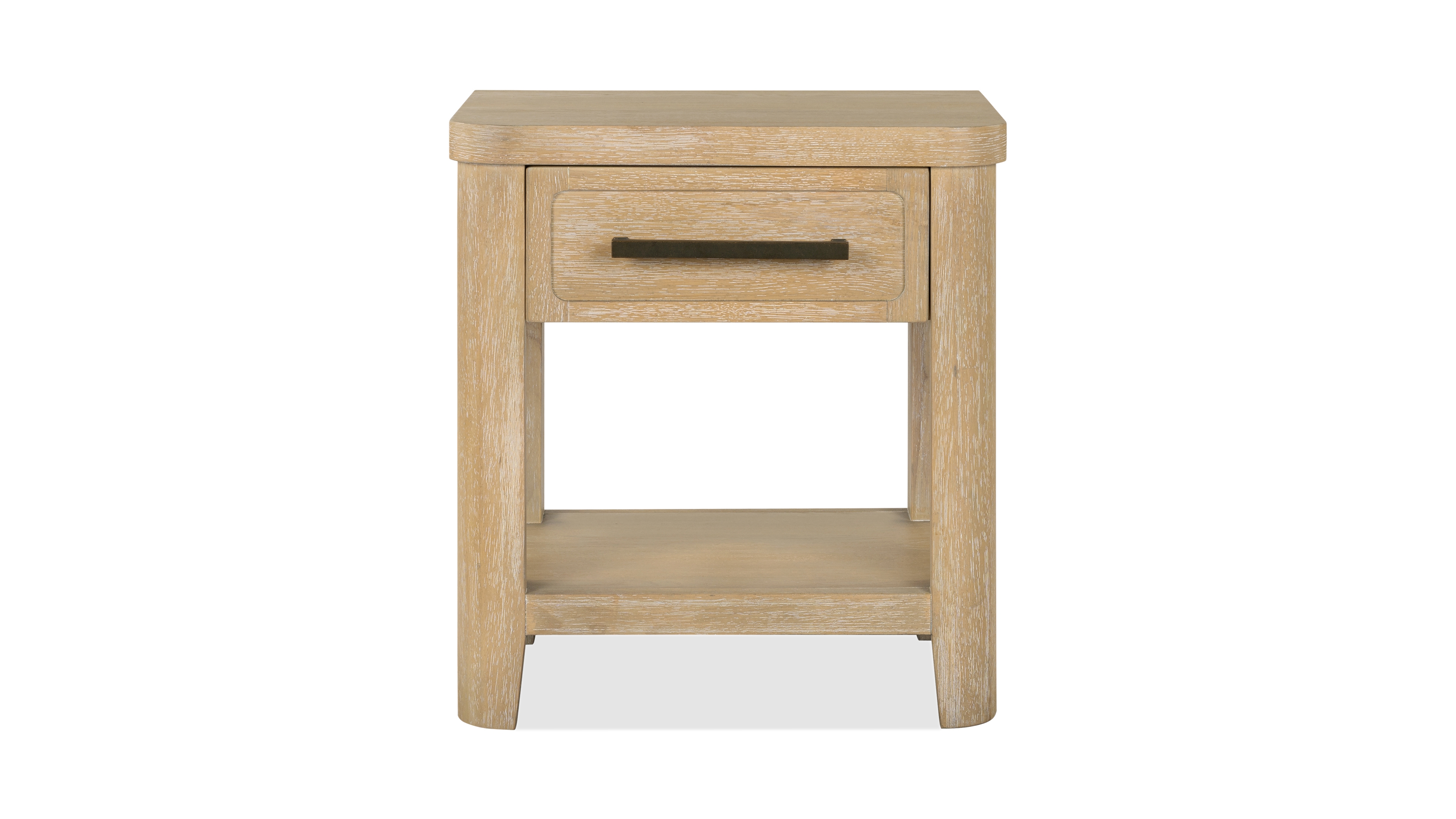 Furniture Marcel 26" Wood 1-Drawer Nightstand