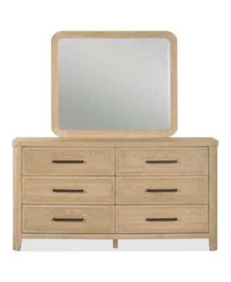Marcel 19" Wood 6-Drawer Dresser