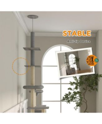 Cat Tree with Litter Box Enclosure