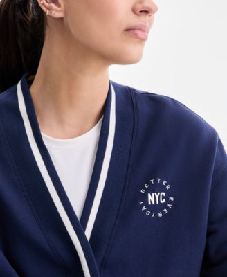 Women's NYC Graphic Fleece Cardigan