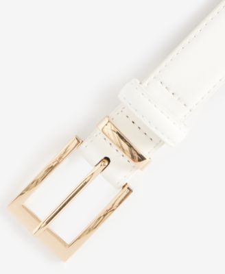 Square Off Harness with Metal Loop and Faux Leather Loop Belt