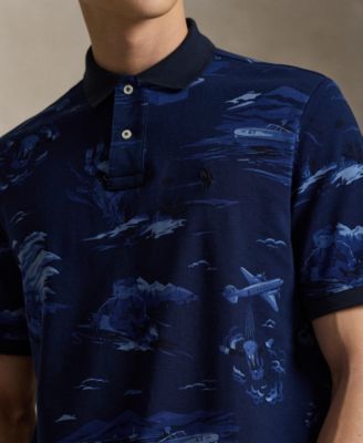 Men's Short-Sleeve Animated Mesh Shirt