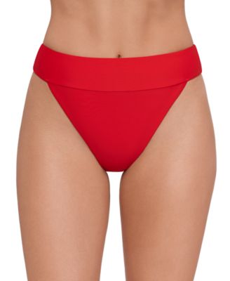 Women's Banded High Waist Swim Bottoms