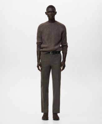 Men's Slim-Fit Flannel Pants