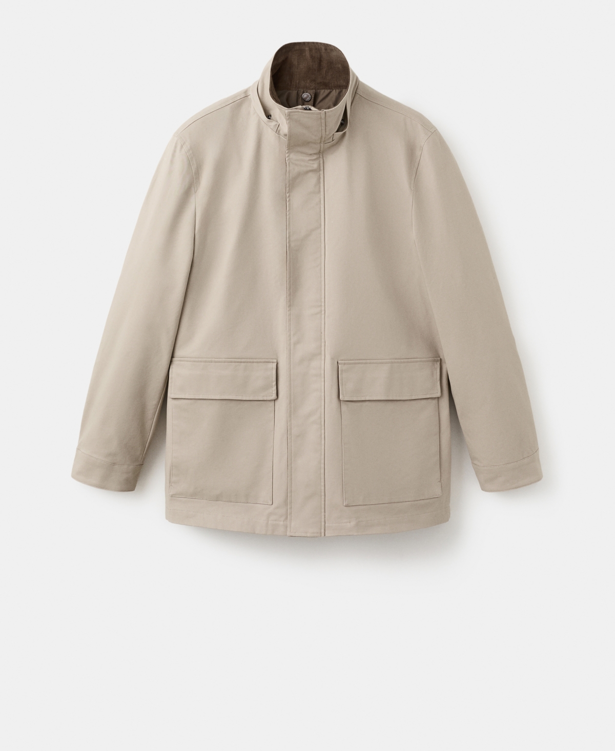 Mango Men's Detachable Inner Hood Parka