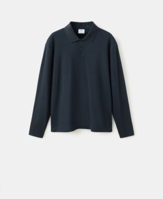 Men's Regular-Fit Knitted Polo Sweater