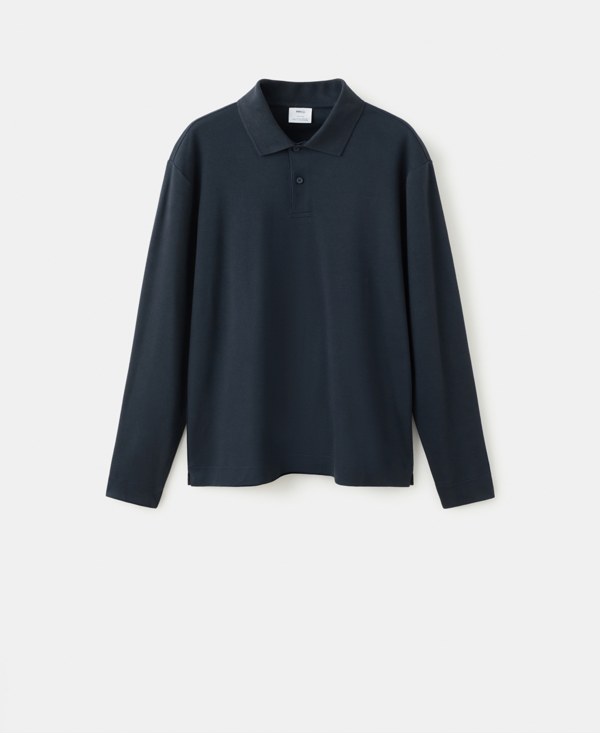 Mango Men's Regular-Fit Knitted Polo Sweater