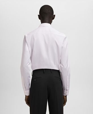 Men's Cotton Slim-Fit Dress Shirt