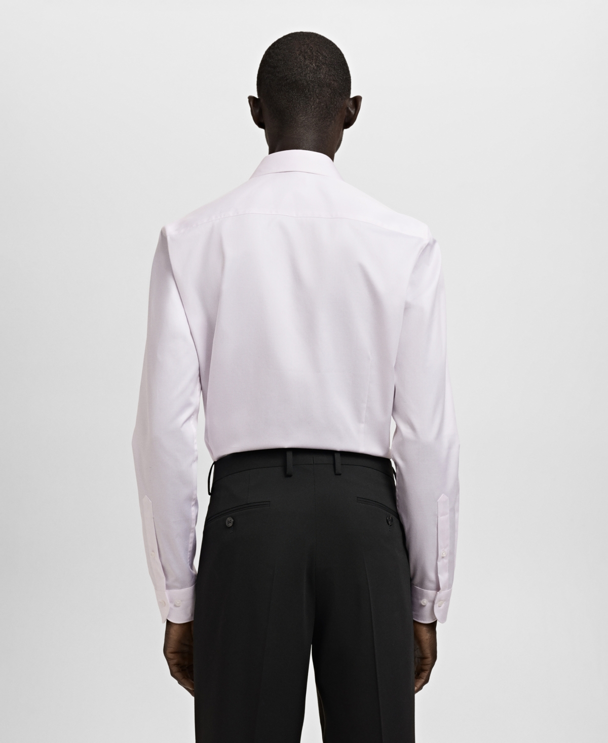 Mango Men's Cotton Slim-Fit Dress Shirt