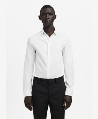 Men's Slim Fit Cotton Dress Shirt