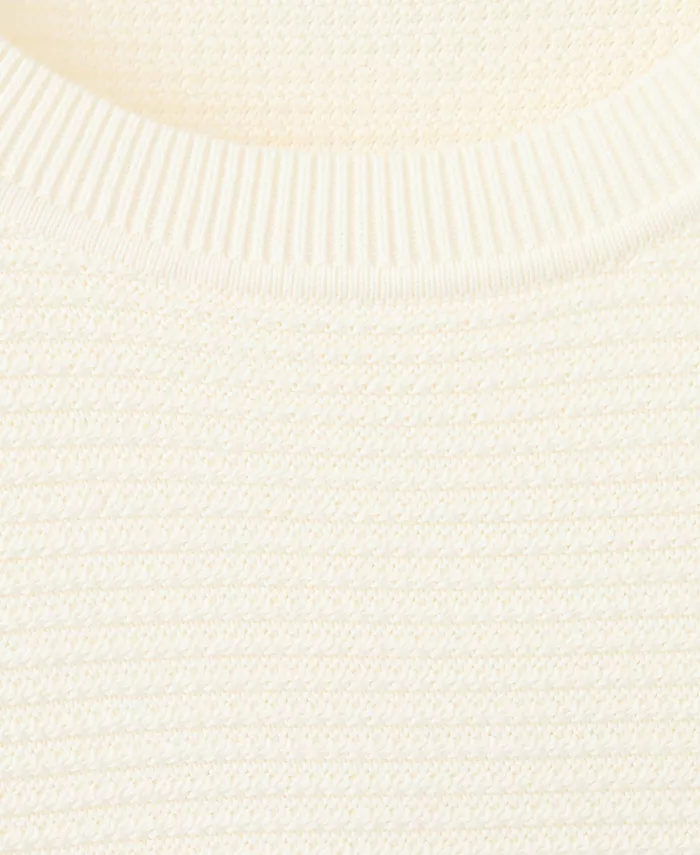 Men's Cotton Braided Sweater - thumbnail 5