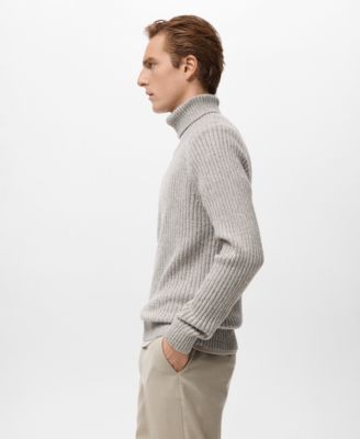 Men's Wool-Blend Turtleneck Sweater