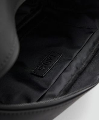 Men's Zipped Pebbled Cosmetic Bag