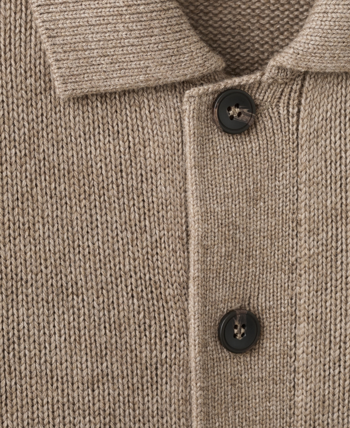 Mango Men's Knitted Wool Blend Cardigan