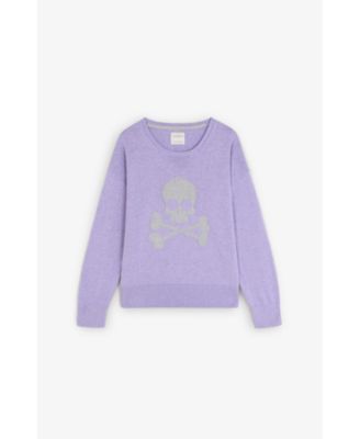 Skull Intarsia Tricot Girls