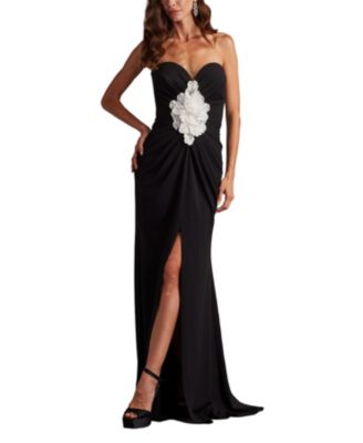 Women's Sirota Center-Front Ruffle Gown